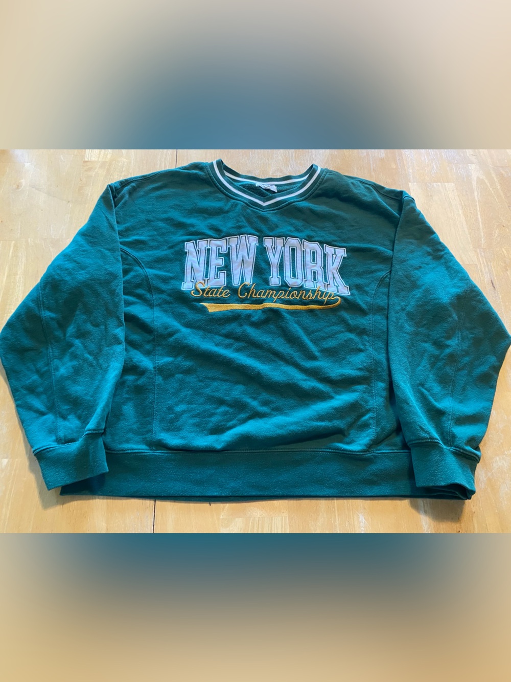 Garage Green "New York State Championship" Crewneck Sweater